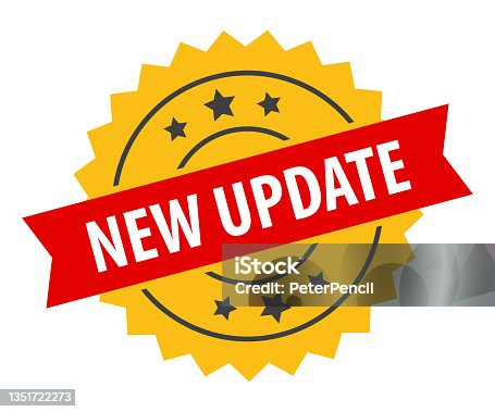 istock New Update - Stamp, Imprint, Seal Template. Grunge Effect. Vector Stock Illustration 1351722273