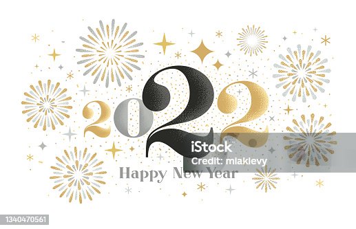 istock New year 2022 fireworks greeting 1340470561