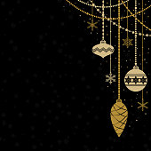 New Year and Merry Christmas background.