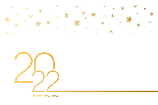 2022 New Year lettering. Holiday greeting card. Abstract background vector illustration. Holiday design for greeting card, invitation, calendar, etc. stock illustration 2022 New Year lettering. Holiday greeting card. Abstract background vector illustration. Holiday design for greeting card, invitation, calendar, etc. stock illustration new year's day stock illustrations