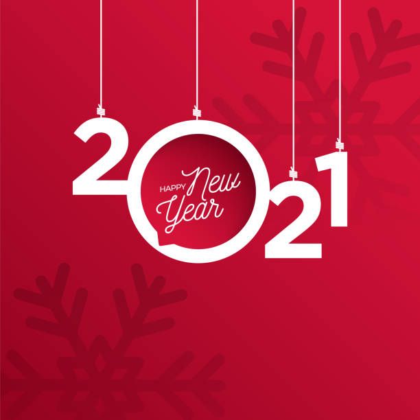 2021 New Year logo. Holiday greeting card. Vector illustration. Holiday design for greeting card, invitation, calendar, etc. stock illustration 2021 New Year logo. Holiday greeting card. Vector illustration. Holiday design for greeting card, invitation, calendar, etc. stock illustration new years day stock illustrations