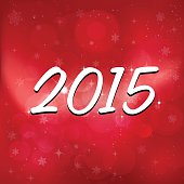 istock New year's eve 2015 on red bubbles 527655865