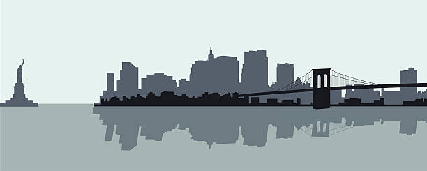 New York City vector art illustration
