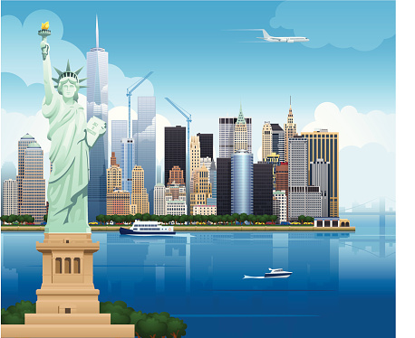 New York Skyline - Illustration