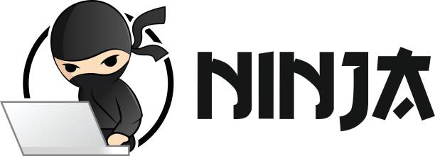 illustrations, cliparts, dessins animés et icônes de ninja icône - ninja