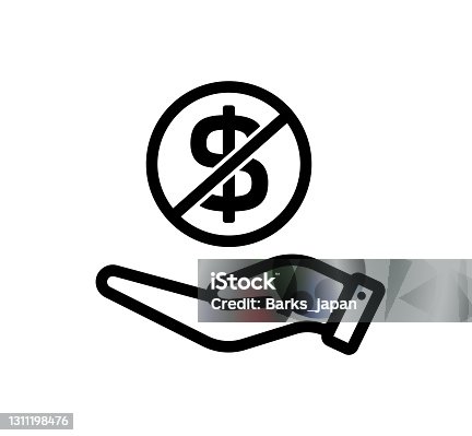 istock No dollar sign vector icon illustration ( USD ) | no exchange, free price. 1311198476