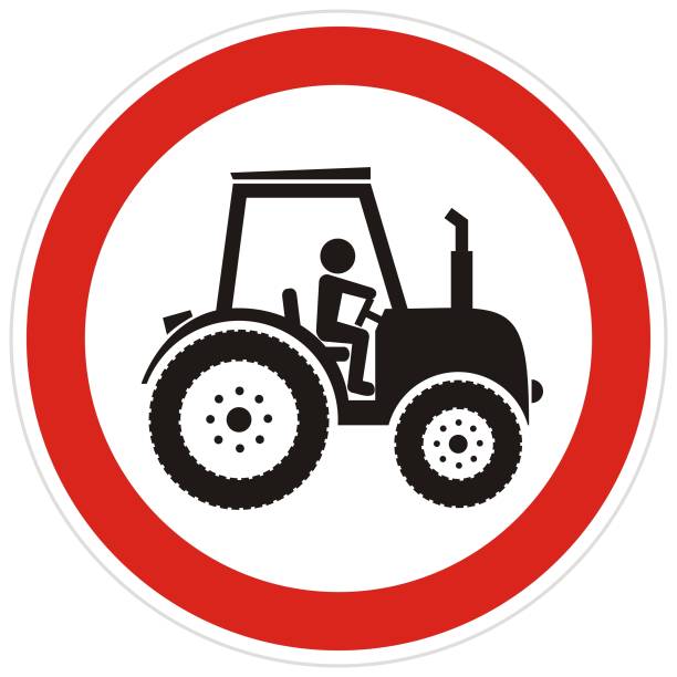 Agricultural Tractors Beware Farm Vehicles Choice Of Sign Or Sticker 5 Sizes 