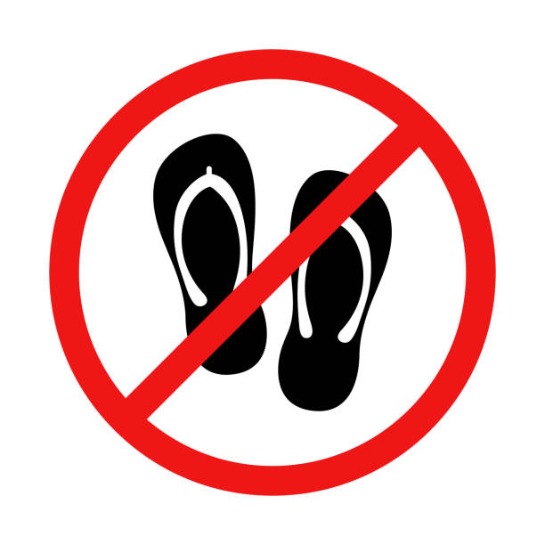 42 No Shoes Allowed Sign Illustrations & Clip Art - iStock