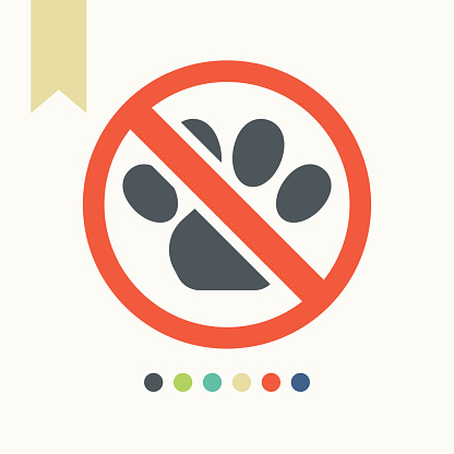 No pets or dog allowed icon