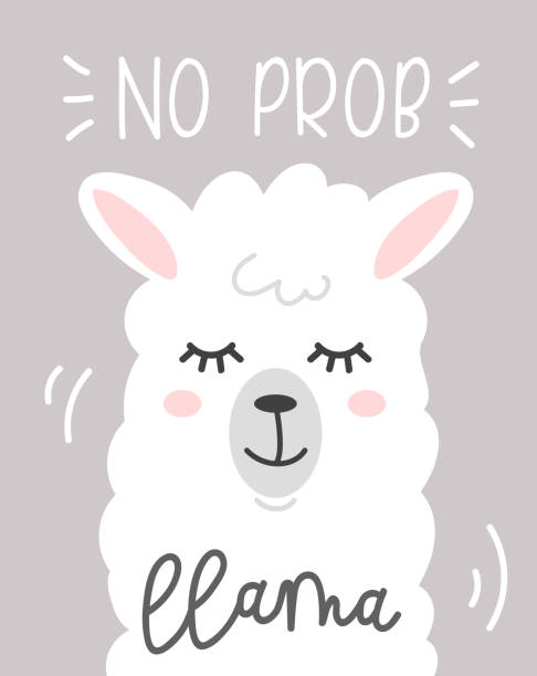 Funny Alpaca Drawing Clip Art Vector Images Funny Alpaca Drawing Clip Art Vector Images