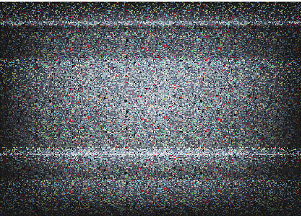 No signal TV illustration. Scalable vector. Error concept No signal TV illustration. Scalable vector. Error concept 90s television set stock illustrations