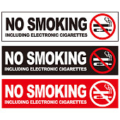 No smoking cigarette sign vector