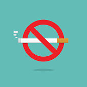 No smoking sign modern sign vector 