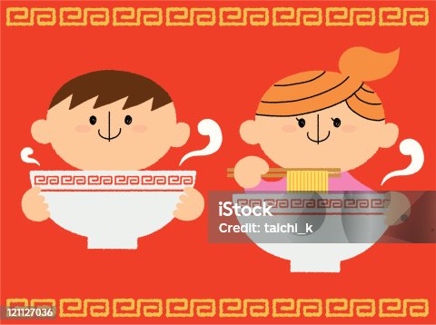 istock Noodle and children 121127036
