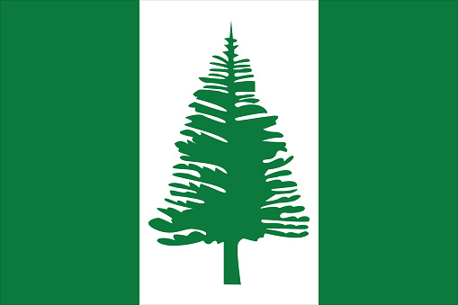 Norfolks Island Australian flag.