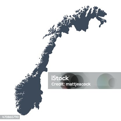 istock Norway country map 470865790