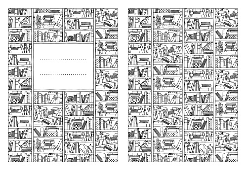 ノートの表紙のテンプレート - イラスト素材...