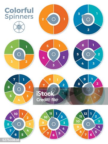 istock Numbered Spinner Templates 527533838