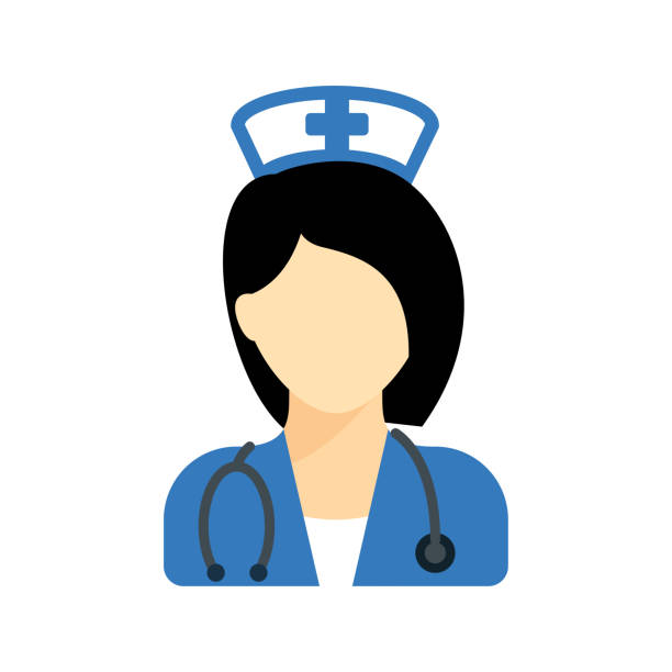 медсестра вектор значок - registered nurse symbols clip art stock illustrat...