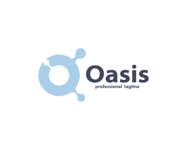 Oasis Template Professional Design / Easily change the color and text earth's core stock illustrations