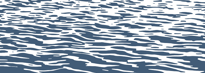 One-color vector background with a pattern of a water surface.