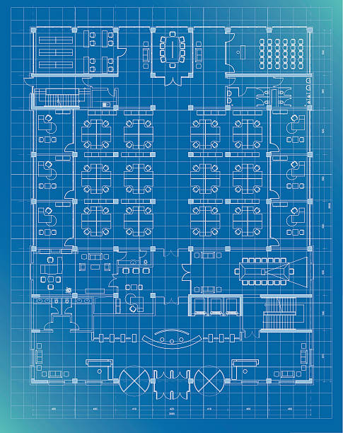 office building plan blueprint entrance floor office building plan blueprint entrance floor, pdf,png,ai8 incl. meeting drawings stock illustrations