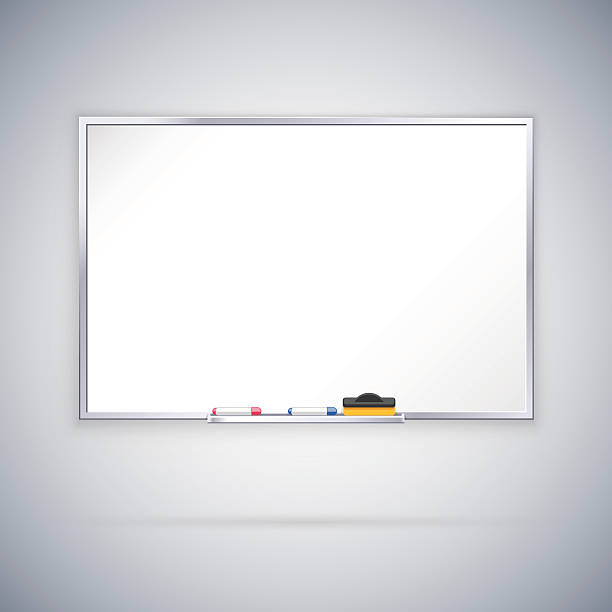 Office Whiteboard Office Whiteboard. Clipping paths included in JPG file. whiteboard marker stock illustrations