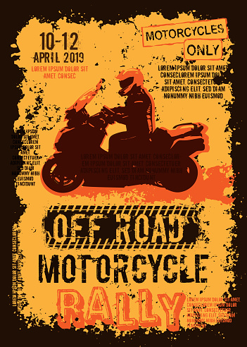 Off-road event portrait poster