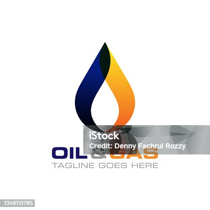 istock Oil and gas icon vector stock illustration design template. 1348110785