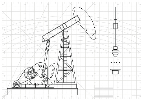 Oil Pump Jack Blueprint