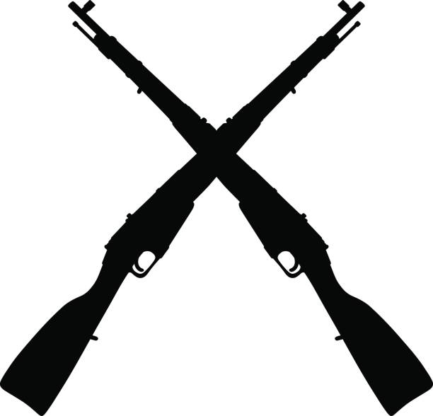 Crossed Guns Illustrations, Royalty-Free Vector Graphics & Clip Art
