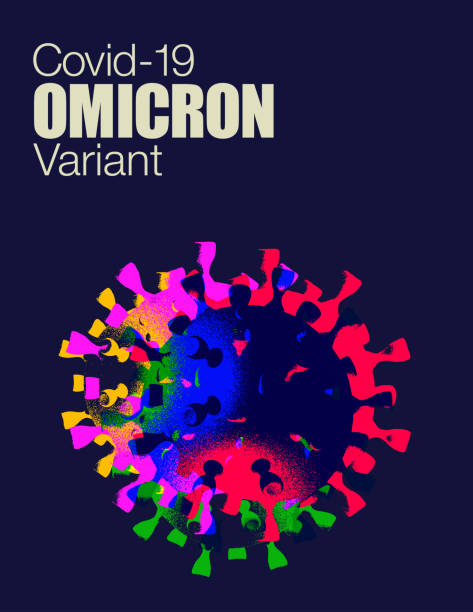 омикрон, новый вариант covid-19 - omicron covid stock illustrations