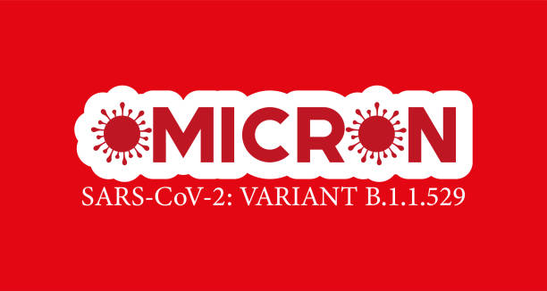 omicron sars-cov-2 variant b.1.1.529 strain. - omicron covid stock illustrations