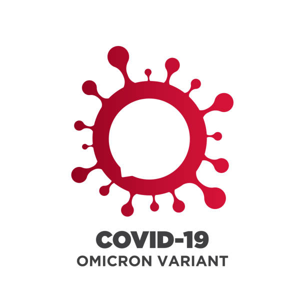 omicron variant of coronavirus outbreak influenza as dangerous flu strain cases as a pandemic concept banner flat style illustration, omicron of covid-19 stock illustration stock illustration - omicron stock illustrations