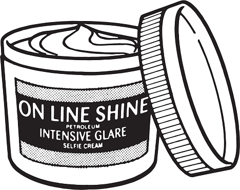 On Line Shine Selfie Cream Jar