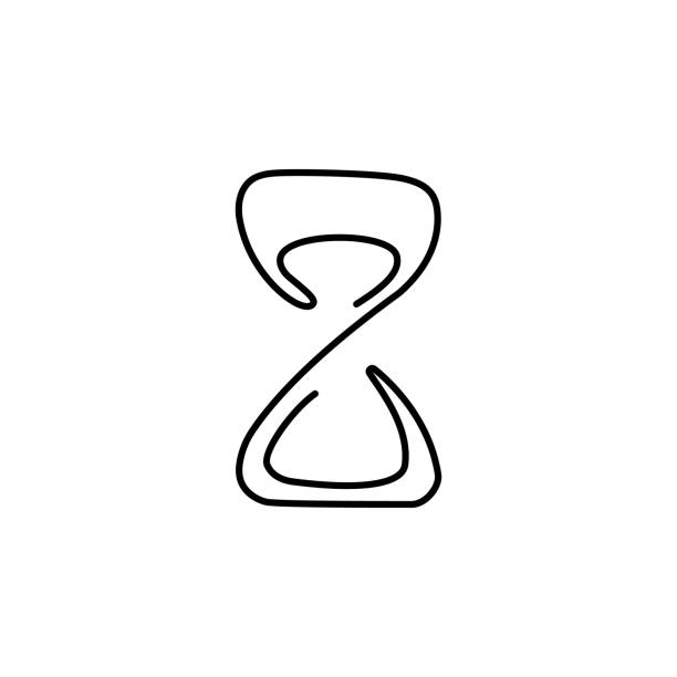 Drawing  Of A Hourglass Logo Illustrations Royalty Free   Drawing  Of A Hourglass Logo Illustrations Royalty Free
