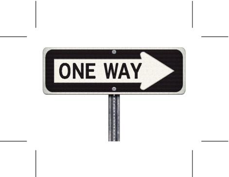 One Way Road Sign Stock Illustration - Download Image Now ...
 One Way Street Signs