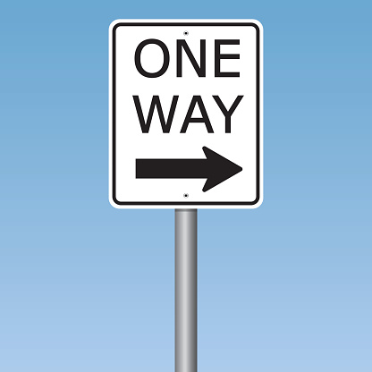 One Way Traffic Road Sign Stock Illustration - Download ...
 One Way Street Signs