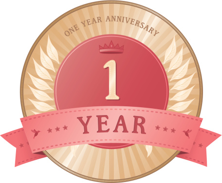 One Year Anniversary Badge