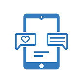 online-engagement-icon-blue-color-vector-id1257210303
