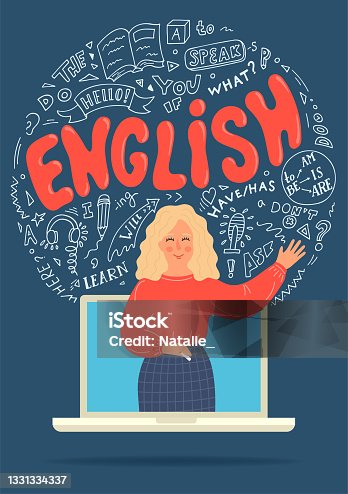 istock Online english language courses 1331334337