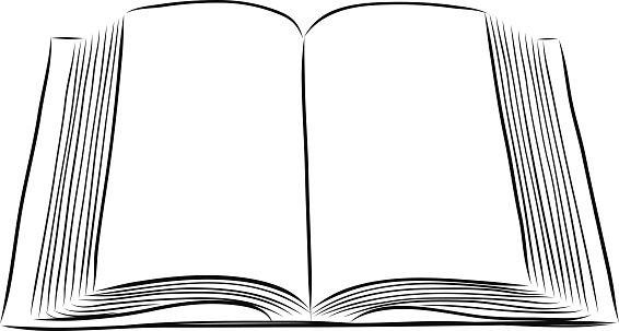 Main Dessiner Un Livre Ouvert Vecteurs libres de droits et Main Dessiner Un Livre Ouvert Vecteurs libres de droits et