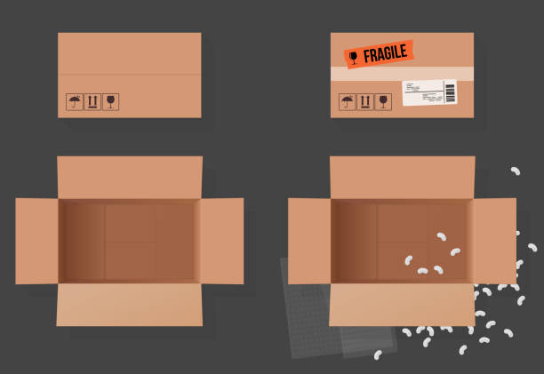 kotak terbuka - pembukaan kegiatan ilustrasi stok