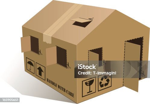 istock Open Home Box 165905651