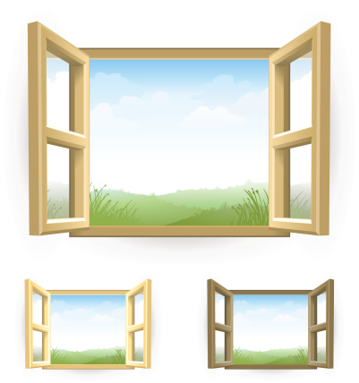 Open Window with Scenery