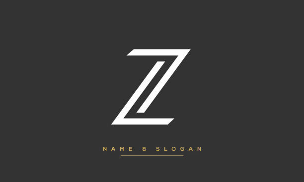 ilustrações de stock, clip art, desenhos animados e ícones de lz or zl alphabet letters abstract icon logo vector - zl