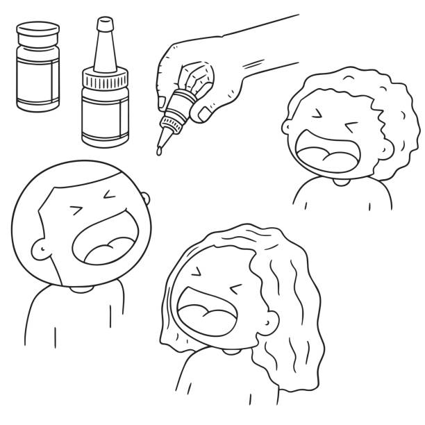 ilustraciones, imágenes clip art, dibujos animados e iconos de stock de vacuna antipoliomielítica oral - polio