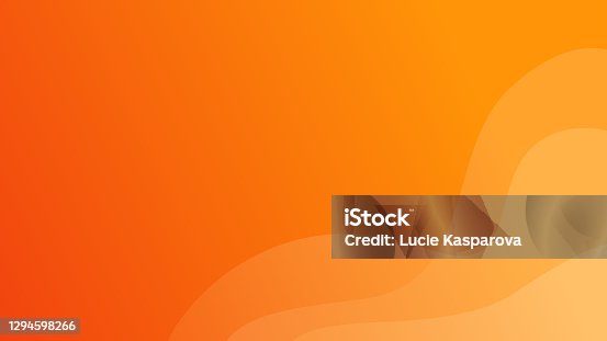 istock Orange abstract template background 1294598266