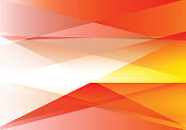 Orange and gray triangle abstract background, vector illustration.