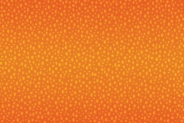 Orange skin surface vector texture or seamless pattern vector art illustration